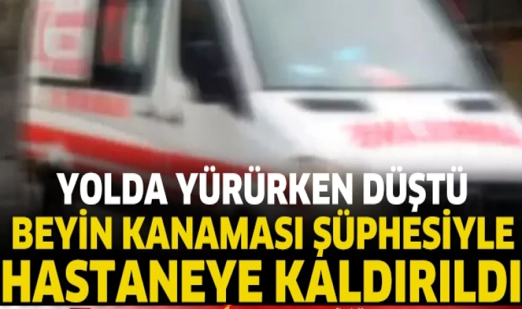 ISPARTA'DA İLGİNÇ OLAY YOLDA YÜRÜRKEN DÜŞTÜ ÖLDÜ