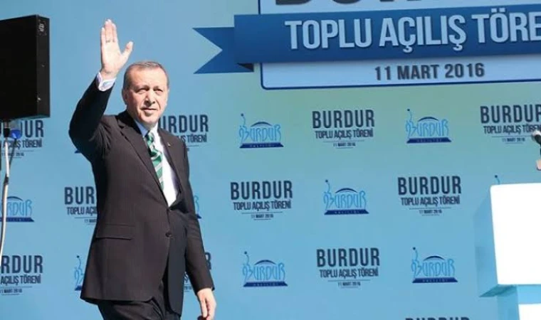 Recep Tayyip Erdoğan Burdur'a geliyor!