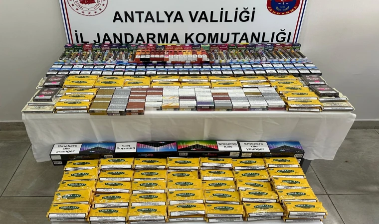 MANAVGAT'DA ÇOK SAYIDA ELEKTRONİK SİGARA YAKALANDI