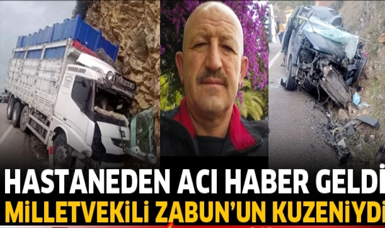 MUSTAFA ZABUN HAYATINI KAYBETTİ