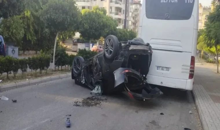 Alanya'da alkollü sürücü dehşeti yaşattı