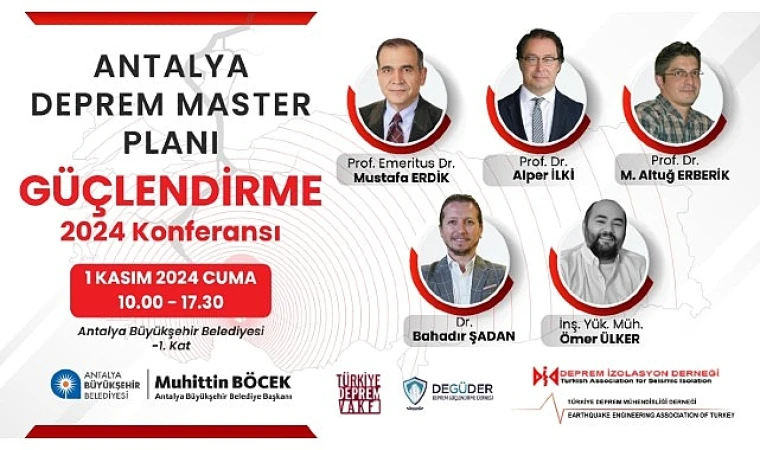 Antalya Büyükşehir Belediyesi’nin Deprem Master Plan çalışmaları sürüyor