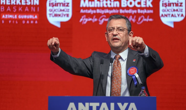 CHP Genel Başkanı Özgür Özel Antalyaya Geliyor