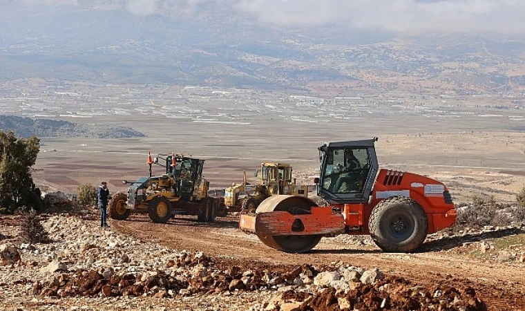 Müren yayla yolunda stabilize çalışmaları başladı