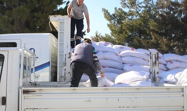 Antalya Büyükşehir’den üreticilere süt yem desteği