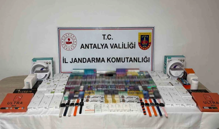 Antalya’da jandarmadan kaçak tütün operasyonu