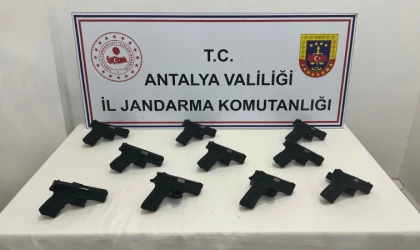 ANTALYA'DA KAÇAK SİLAH OPERASYONU