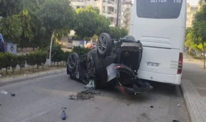 Alanya'da alkollü sürücü dehşeti yaşattı