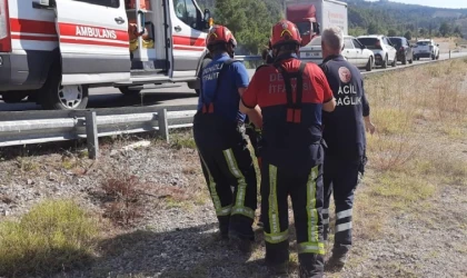 Denizli yolunda trafik kazası. 1 kişi öldü