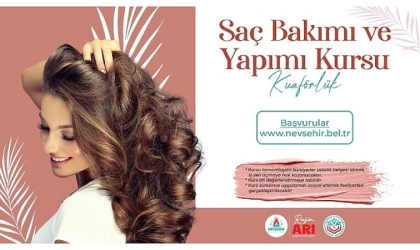 Saç Bakımı ve Yapımı Kursu (Kuaförlük) Açılacak